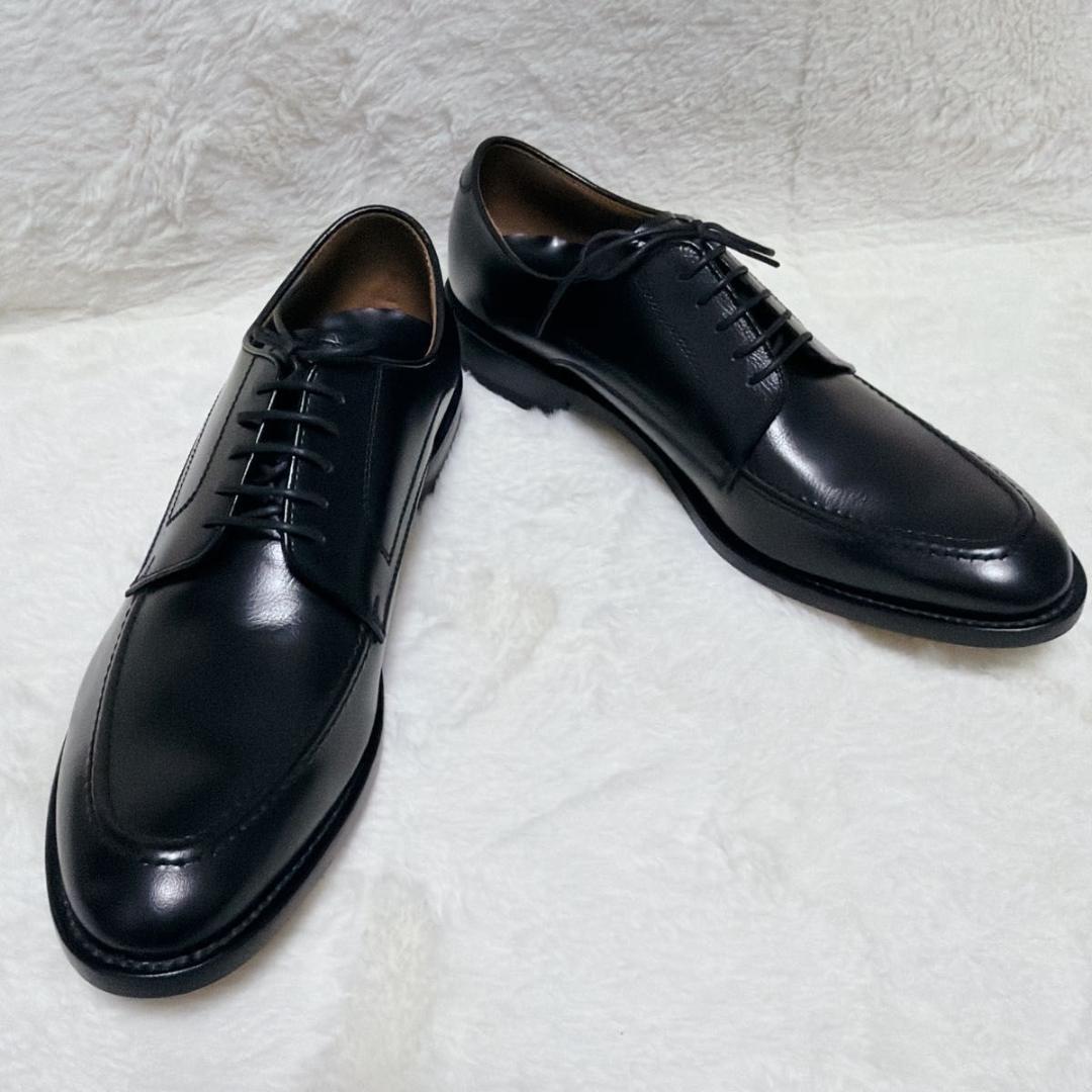 未使用級 REGAL ビジネスシューズ Uチップ メンズ EEE 26.5 黒