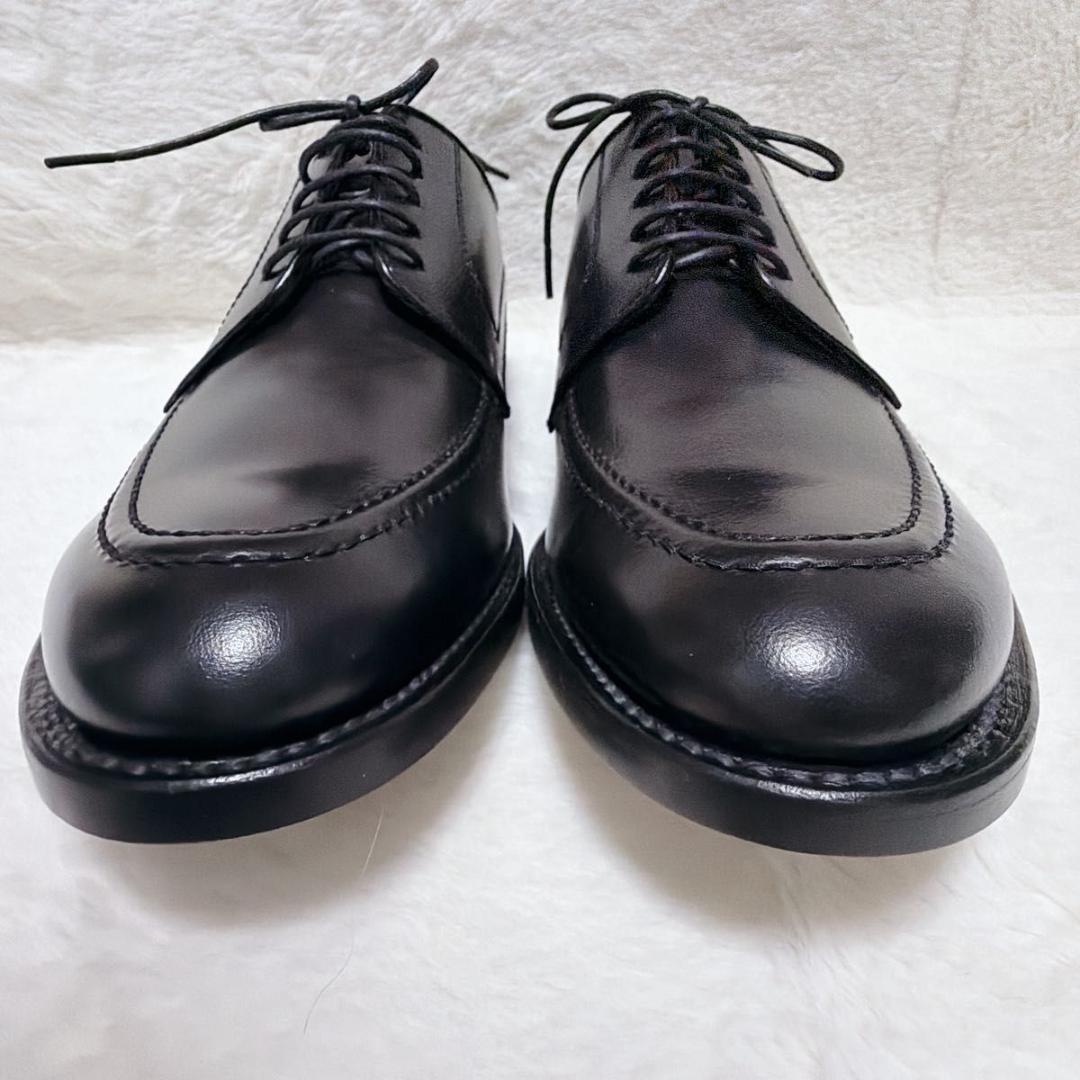 未使用級 REGAL ビジネスシューズ Uチップ メンズ EEE 26.5 黒