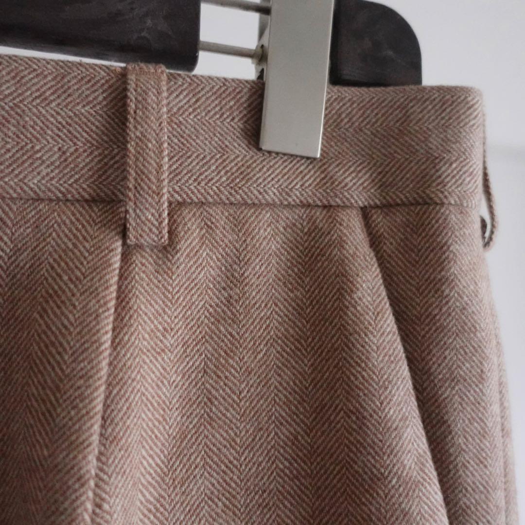 1990s Dries Van Noten ウールヘリンボーントラウザーズ