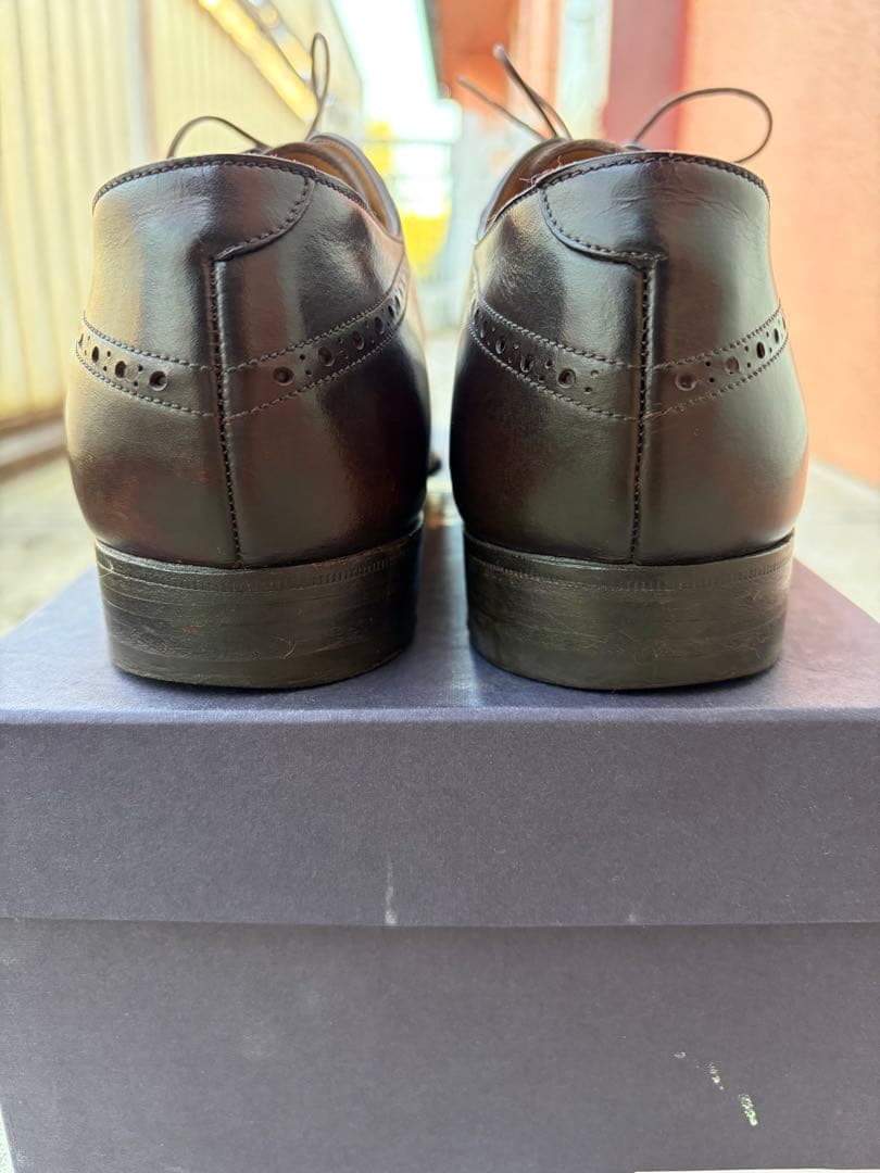 【クリスマス特価】エンツォボナフェ × BEAMS クォーターブローグシューズ