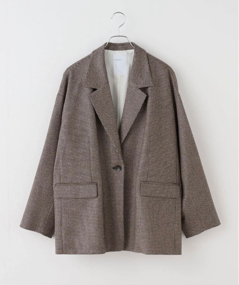 ▪️専用▪️NOBLE ノーブル　オーバーサイズチェックジャケット