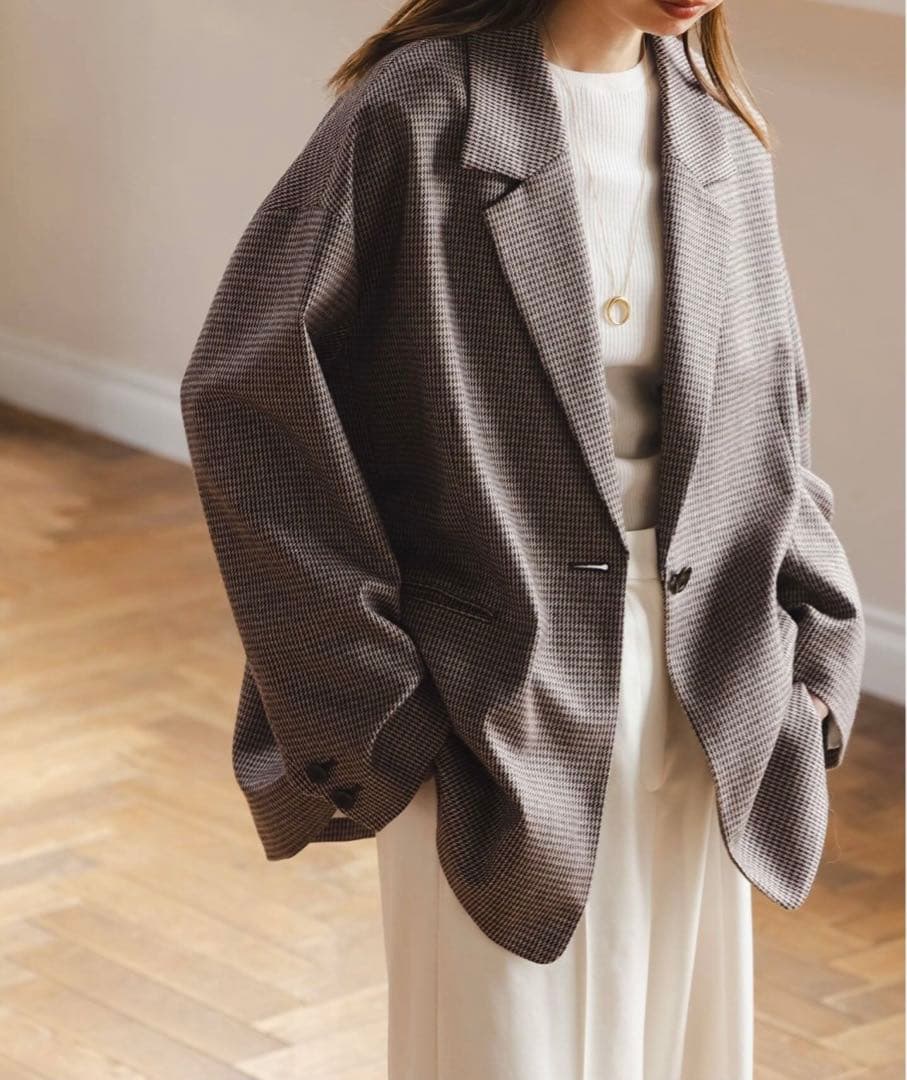 ▪️専用▪️NOBLE ノーブル　オーバーサイズチェックジャケット