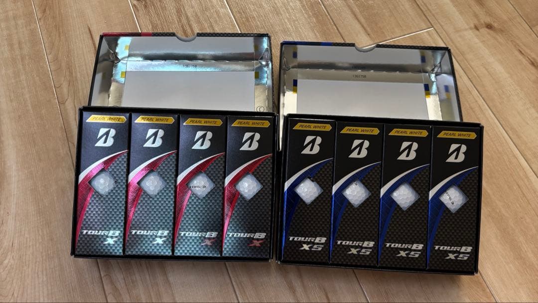 【即納】ブリヂストンTOUR B X/XS ゴルフボールセット　24個