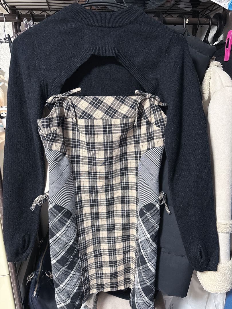 ワンピース andmary Khy check set AM1027