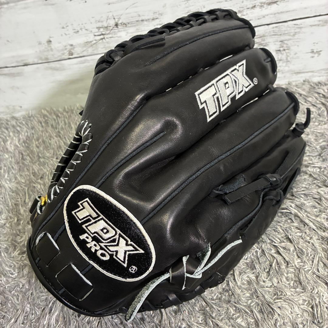 【美品】TPX Pro ルイスビルスラッガー 硬式 外野手 左投げ ブラック