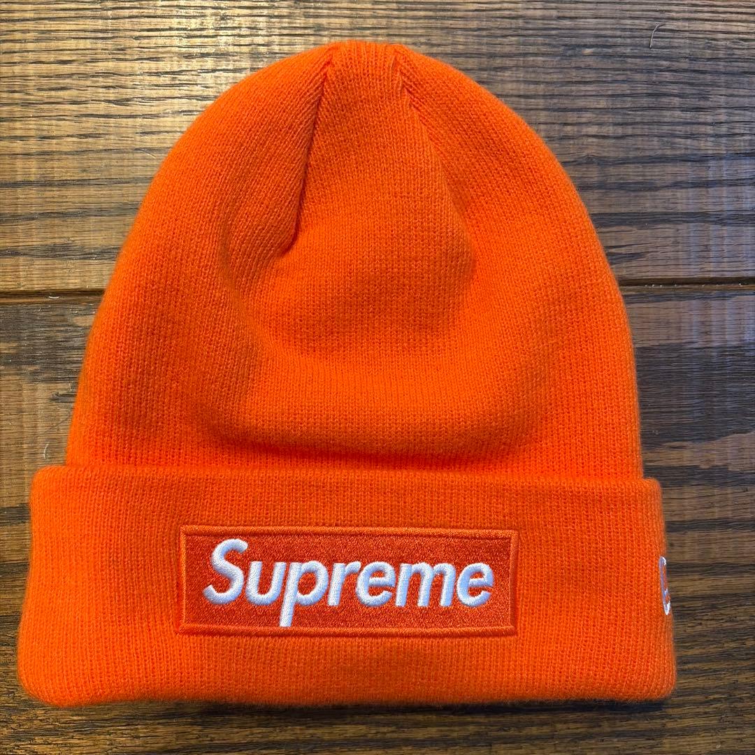 Supreme オレンジ ニット帽