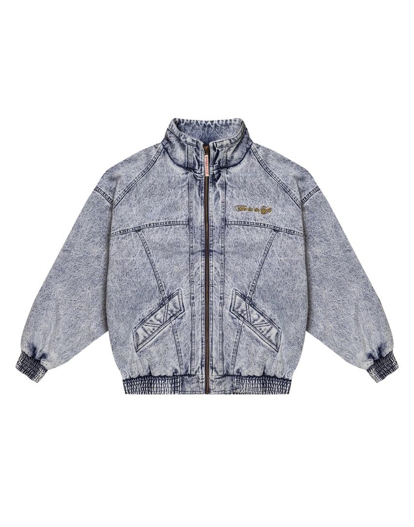 LÝFT × GOLD'S GYM DENIM JACKET Sサイズ