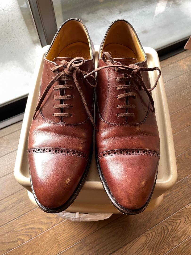 シェットランドフォックス　パンチドキャップトゥ ケンジントンⅡ サイズ7