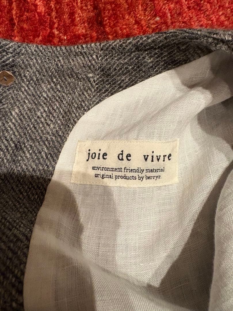 Joie de Vivreシェットランドウールリネンヘリンボーンベスト
