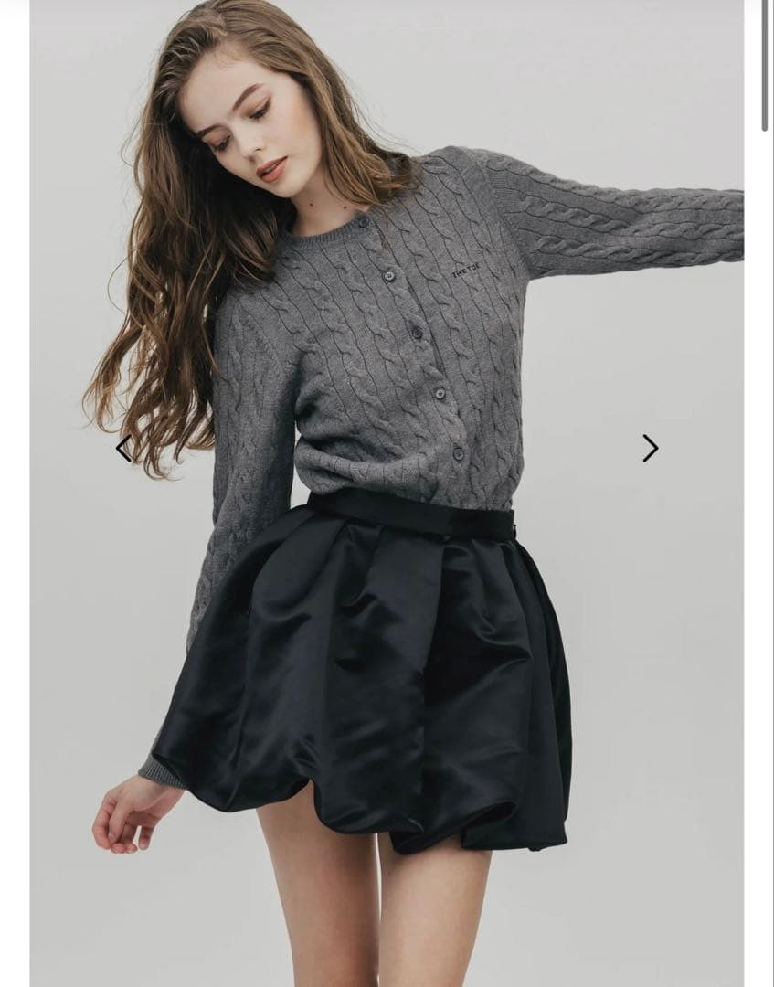 THETOE Venice Balloon Skirt ブラック