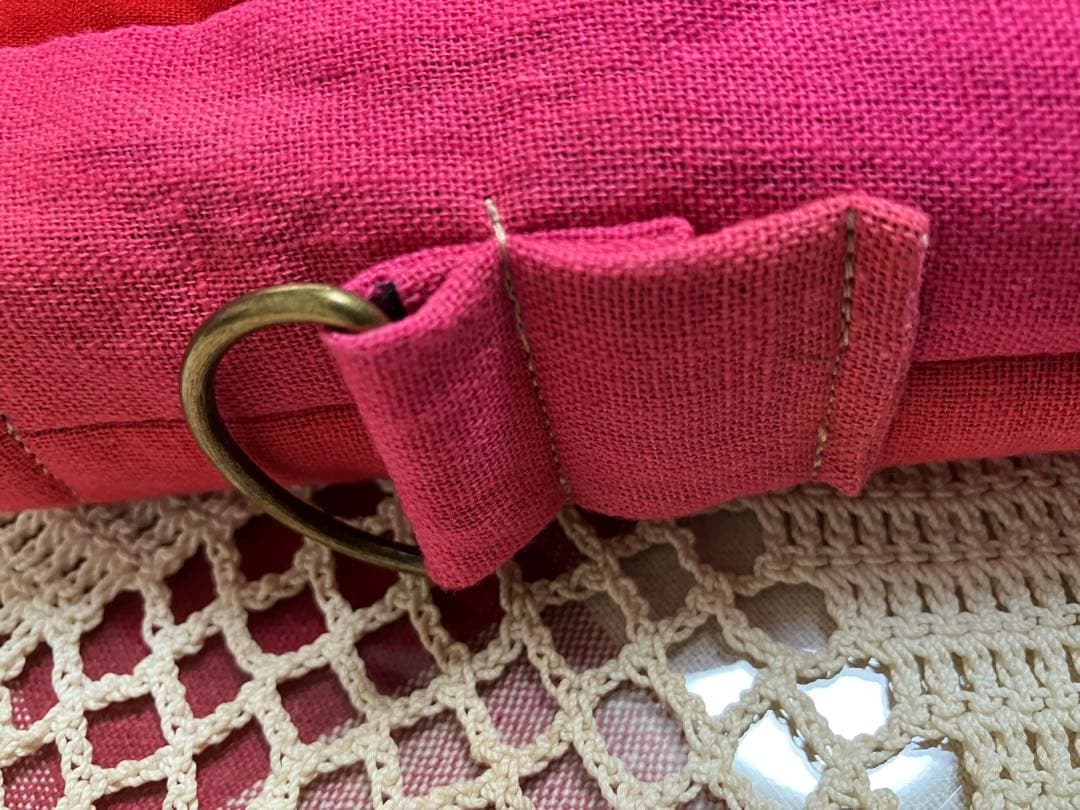 紅花染め茜染め草木染め藍染柿渋染め酒袋刺し子古布2wayショルダー手提げバック