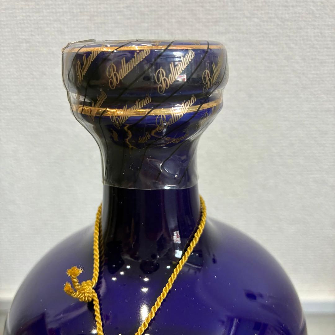 バランタイン21年スコッチウイスキー 未開封　陶器ボトル　箱/プラカバー付