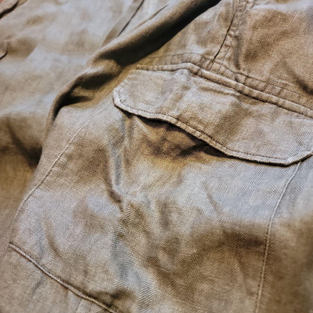 とも journalstandard luxe リネンヘリンカーゴパンツ