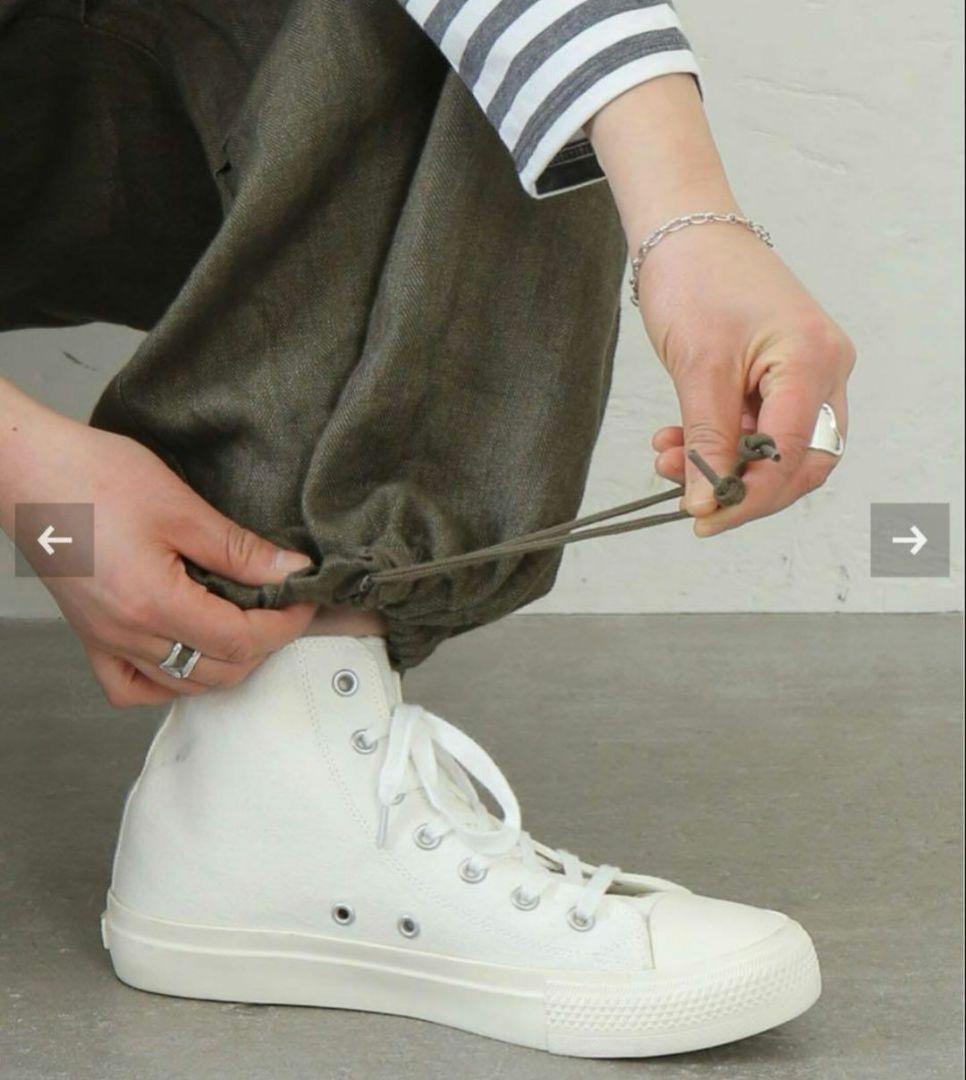 とも journalstandard luxe リネンヘリンカーゴパンツ