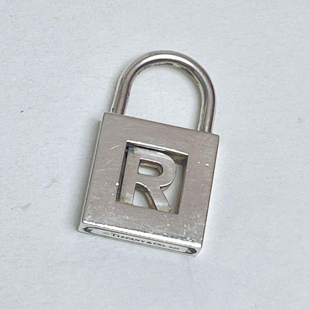 ティファニー　イニシャル　R パドロック　チャーム　925