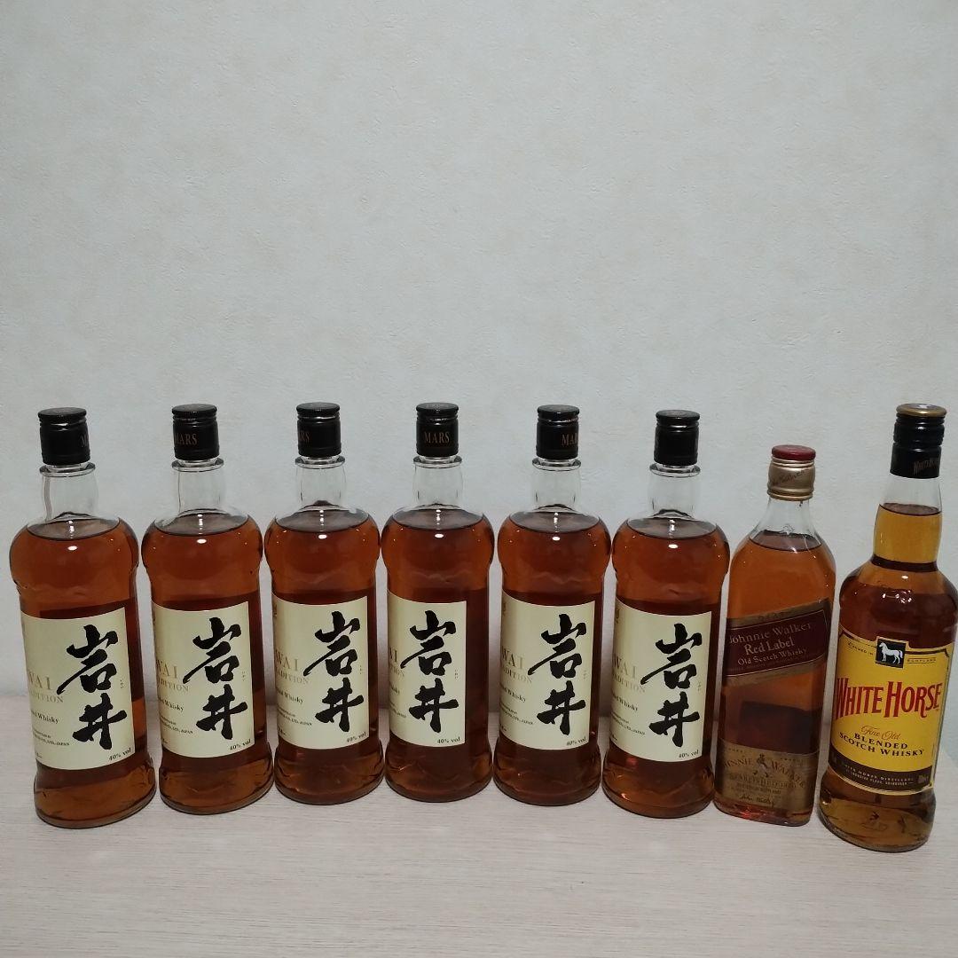 岩井ウイスキー8本セット＋ジョニーウォーカー・ホワイトホース