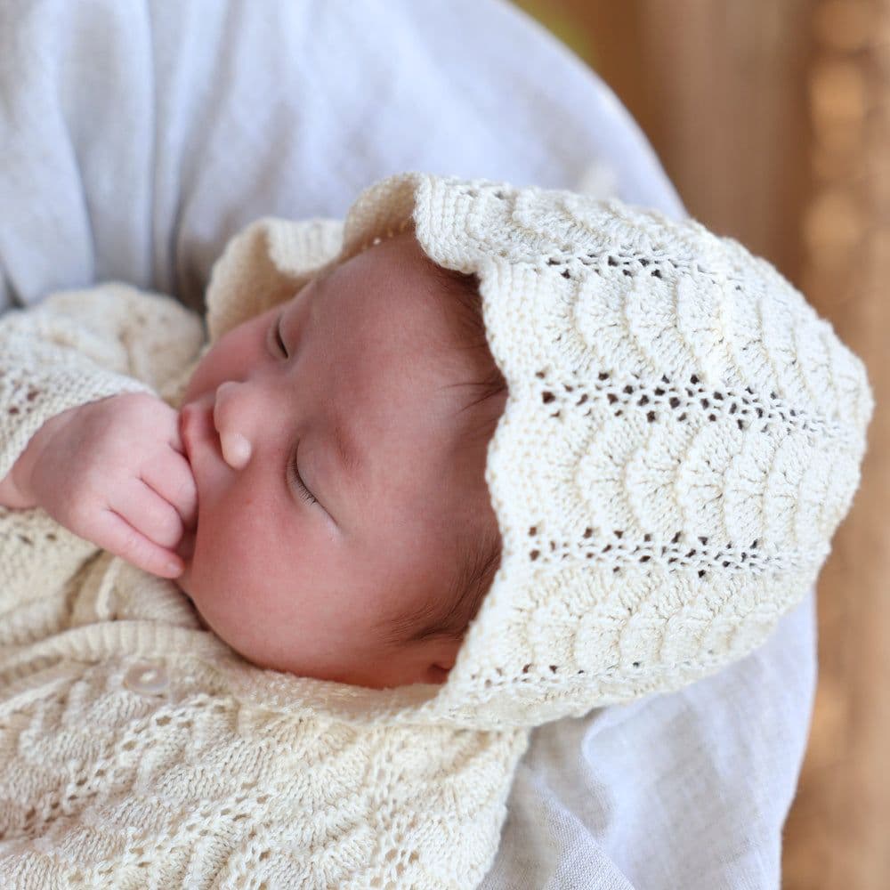 コフク cofuku ベビードレス 帽子 靴下付き