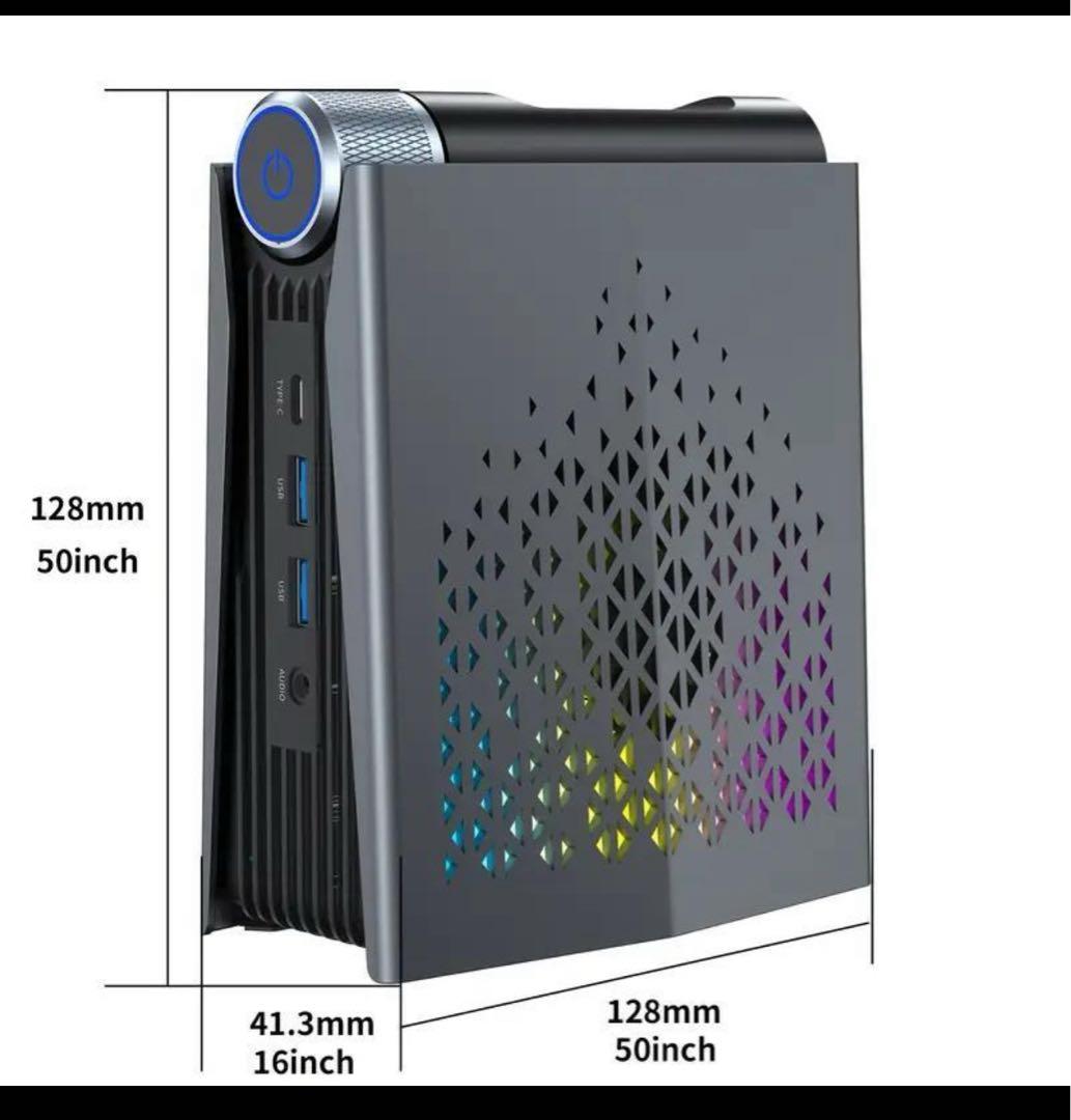 AMD R9 6900HX ミニPC DDR5 32GB SSD 512GB