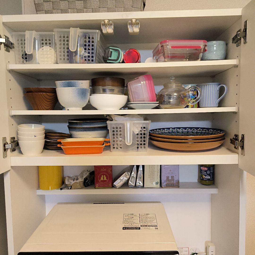 ニトリ 食器棚 キッチンボード (ソレル 80KB WH)