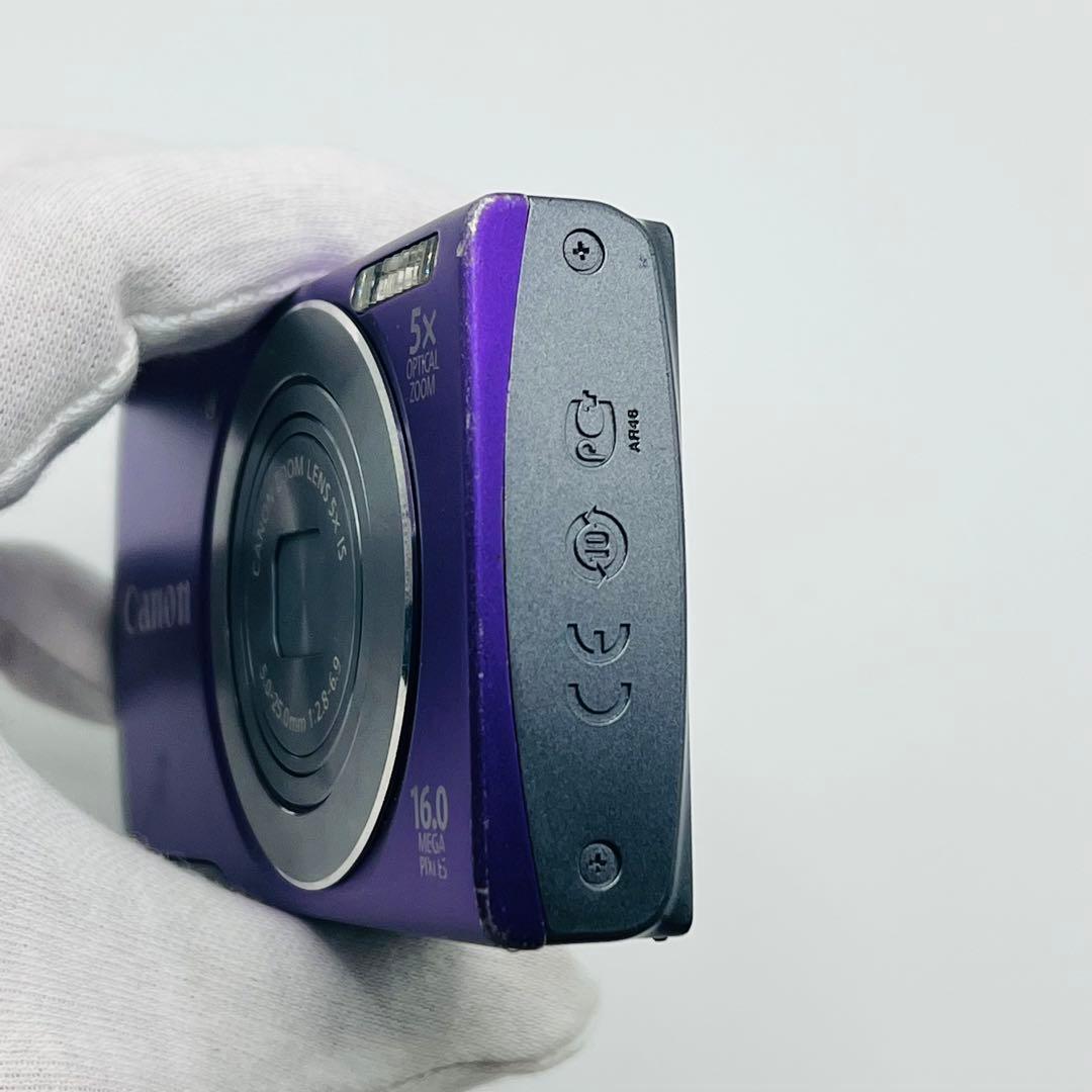 Canon PowerShot A3500 IS パープル　コンデジ