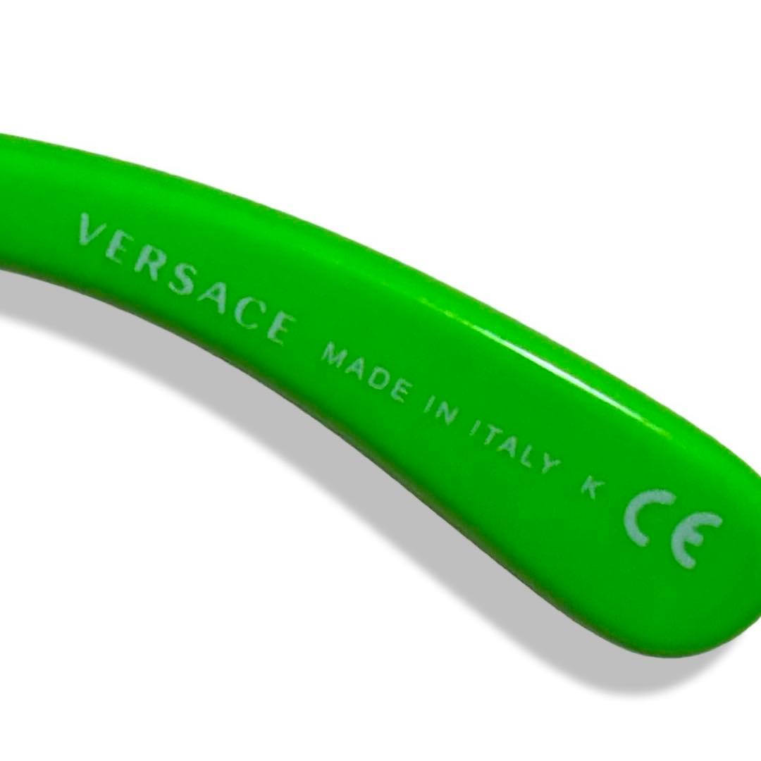 未使用　付属品完備　VERSACE サングラス　メデューサ　ライトグリーン　緑