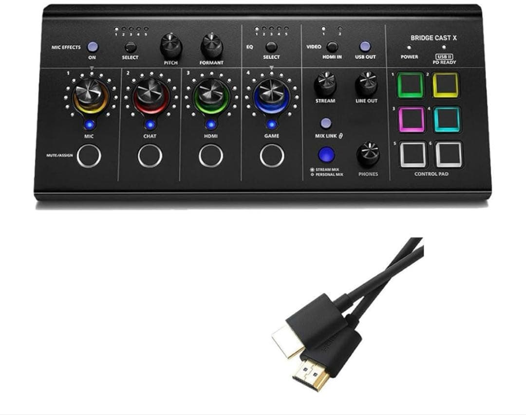 261546 BRIDGE CAST Xゲーミングミキサー ＆ HDMIケーブル