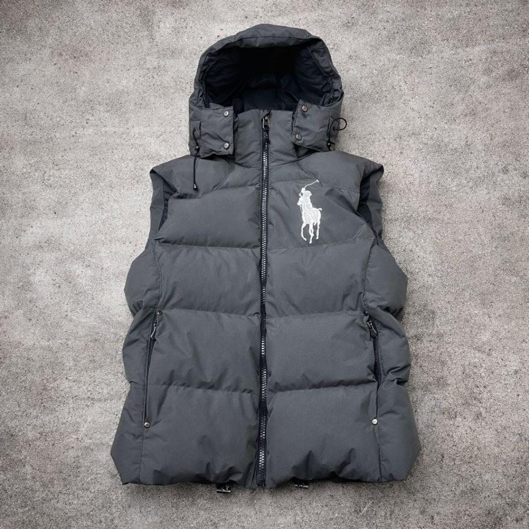 【定価50000円　美品】POLORALPH LAUREN グレー ダウンベスト