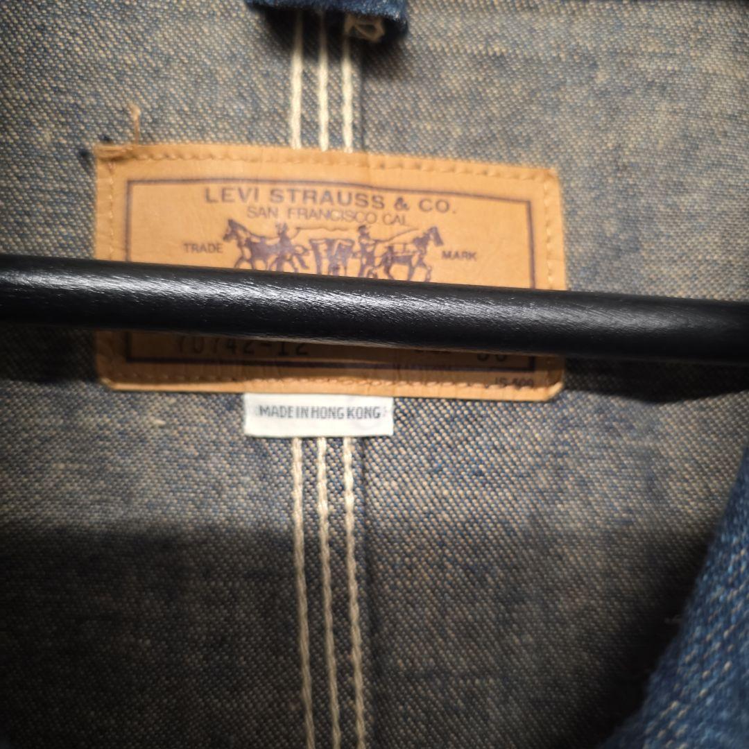 1993年 香港製Levi's WORKERS70742-12デニムカバーオール