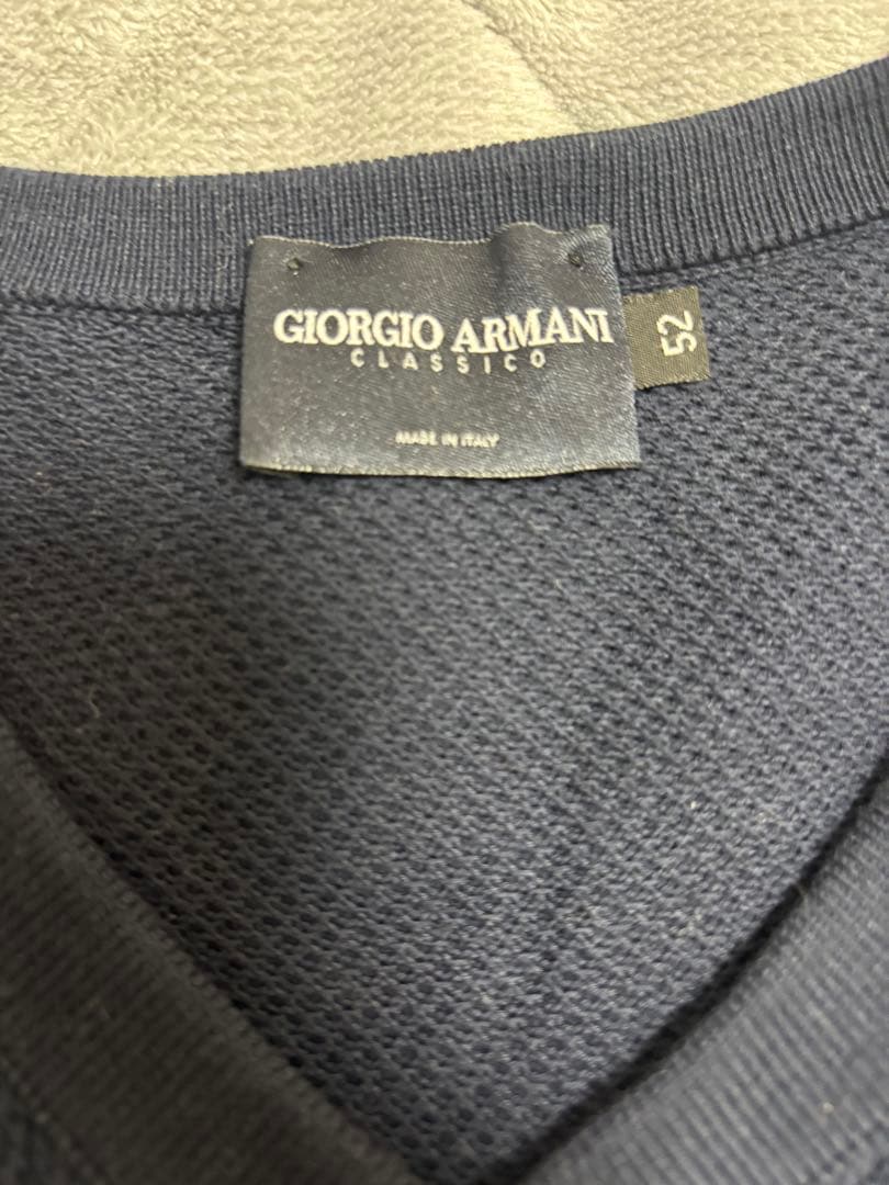 Giorgio Armani Vネックセーター サイズ52