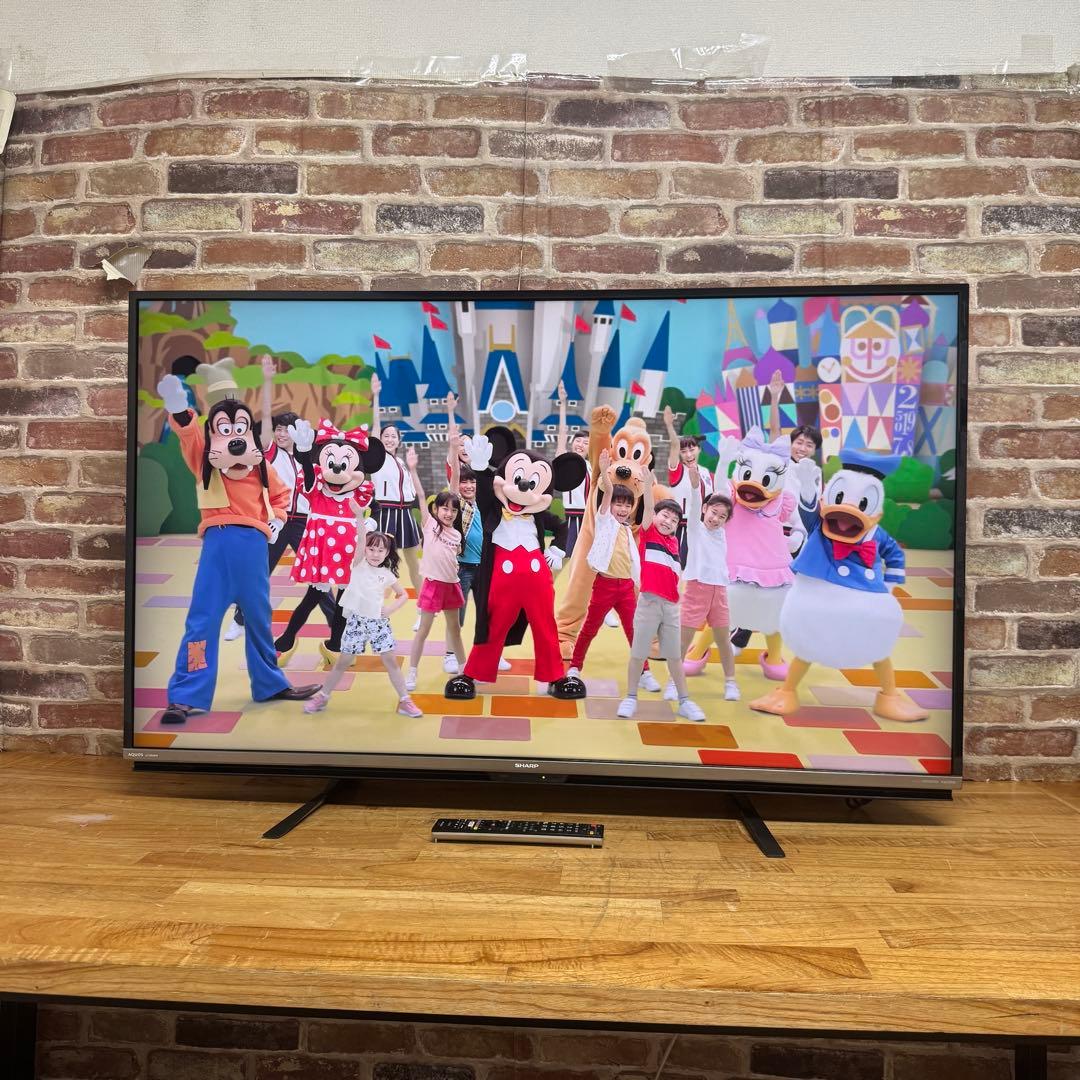 シャープ 50V型 4K液晶テレビ AQUOS LC-50US45 動画アプリ○