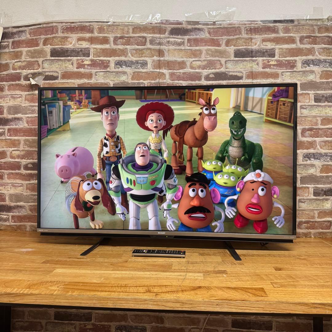 シャープ 50V型 4K液晶テレビ AQUOS LC-50US45 動画アプリ○