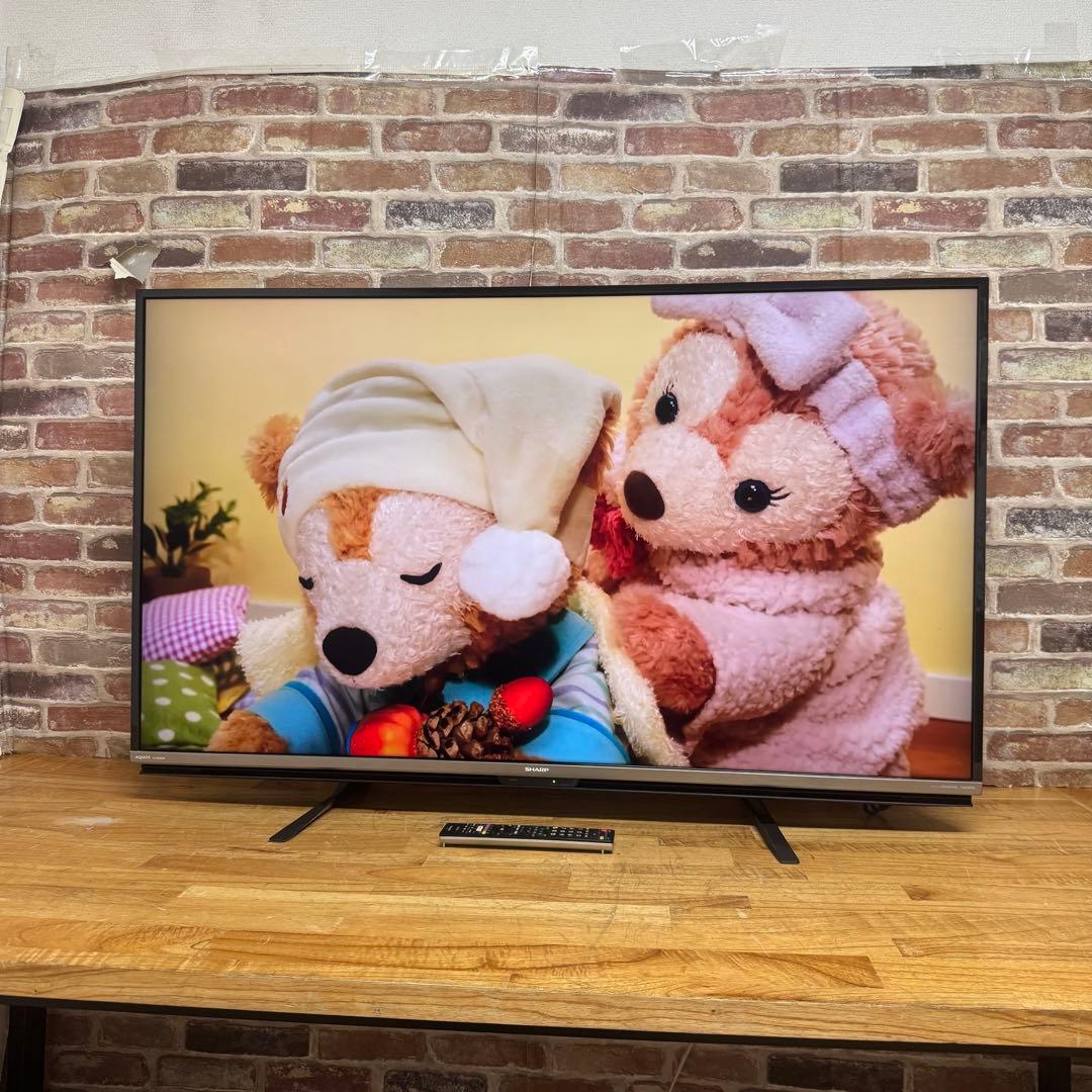 シャープ 50V型 4K液晶テレビ AQUOS LC-50US45 動画アプリ○