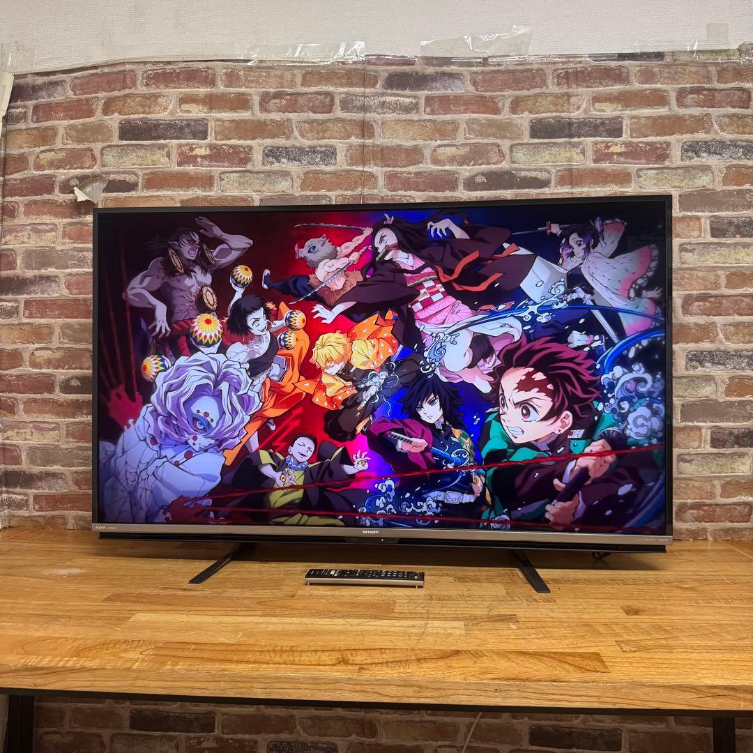 シャープ 50V型 4K液晶テレビ AQUOS LC-50US45 動画アプリ○