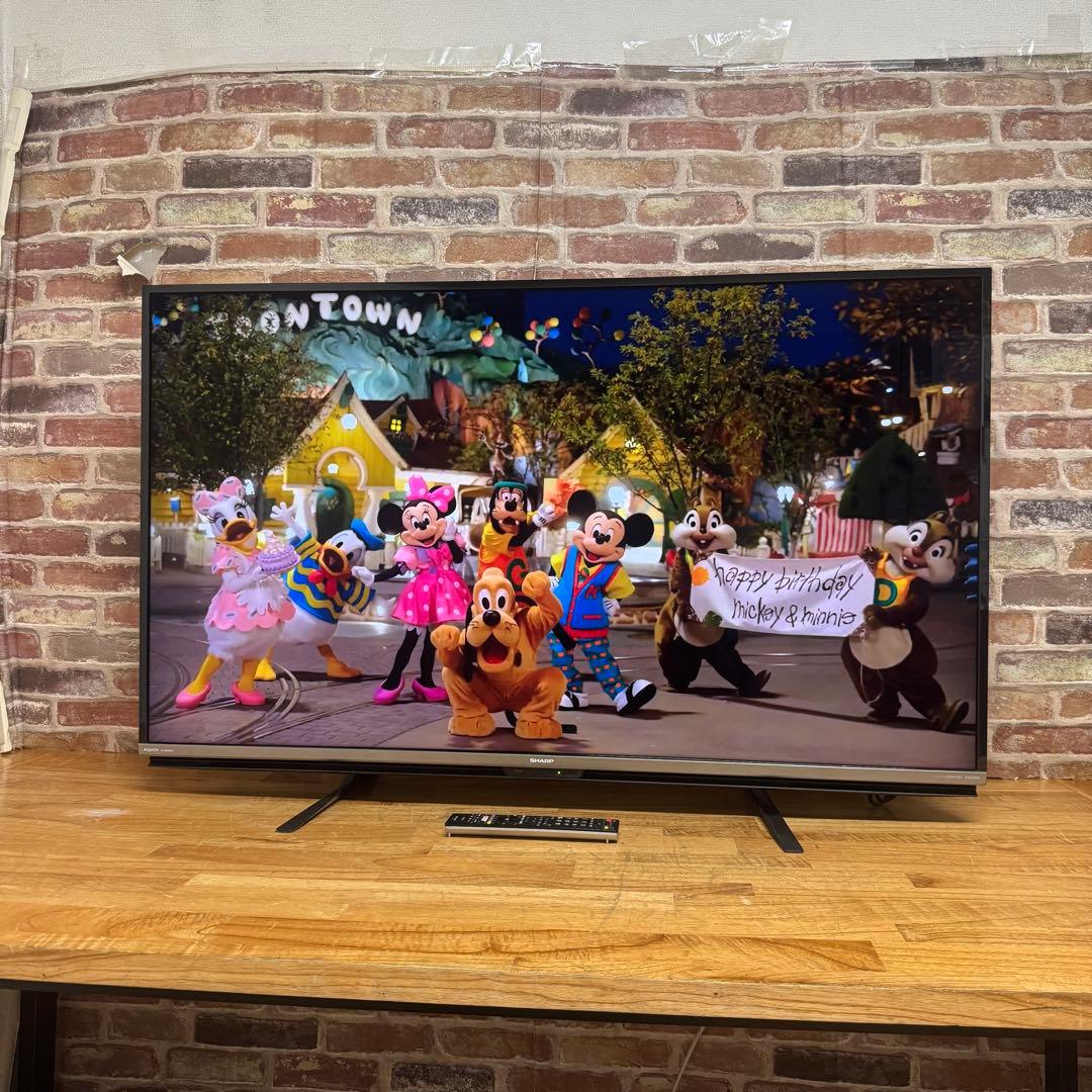 シャープ 50V型 4K液晶テレビ AQUOS LC-50US45 動画アプリ○