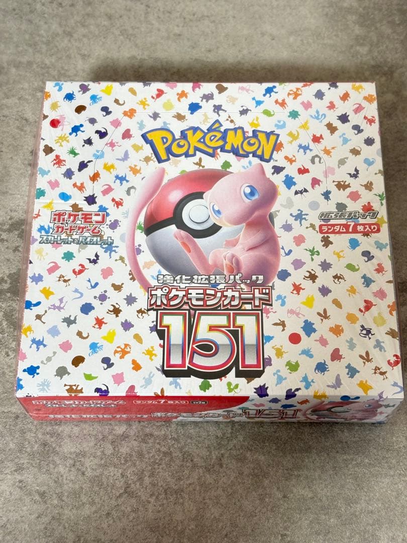 ポケモンカード151ボックス　シュリンク付き