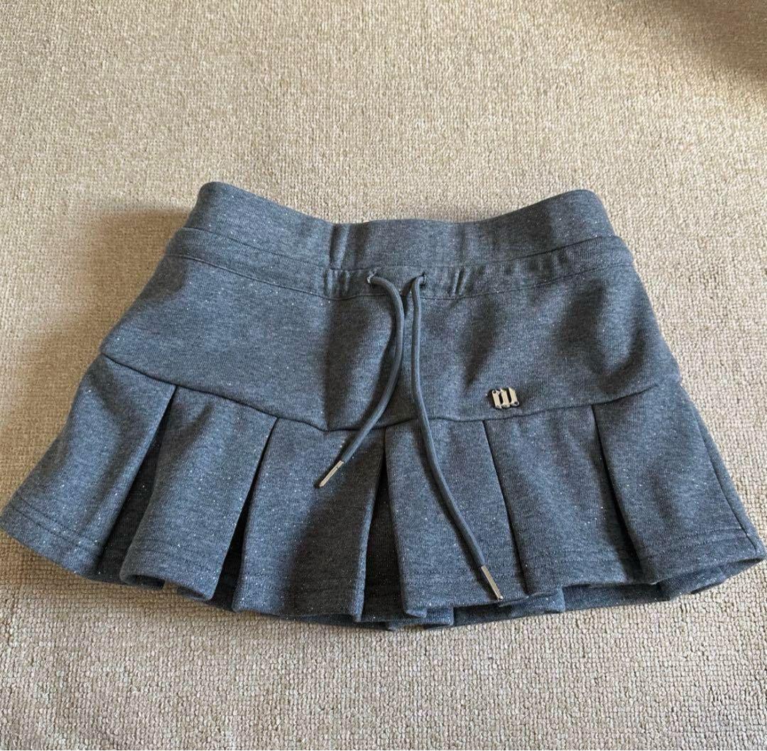 スカート andwang Kirakira boxpleats miniskirt 002