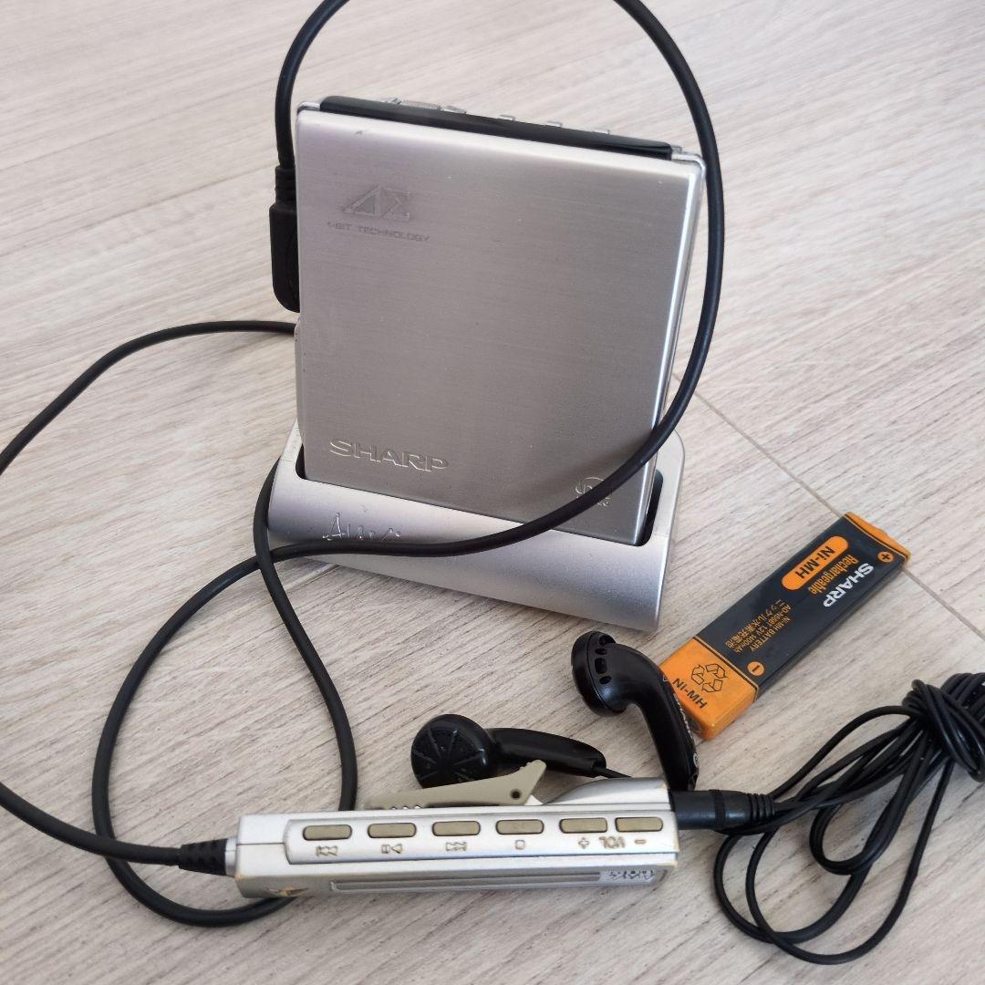 SHARP ポータブルMDプレーヤー MD-S70-S　ジャンク
