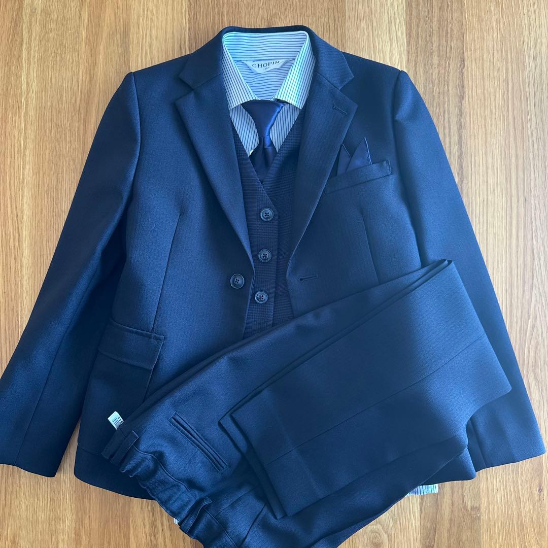 CHOPIN（ショパン）ベスト付きスリーピース　スーツセット　卒業式　150