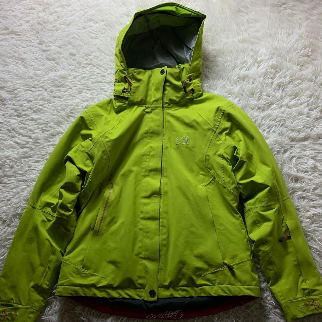 美品■MILLET ミレー スキーウェア グリーン S