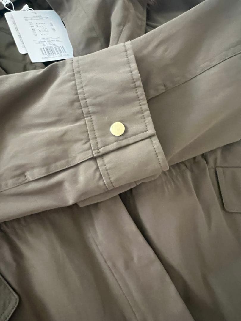 アプワイザーリッシェ　モッズコート　カーキ　ファー付き