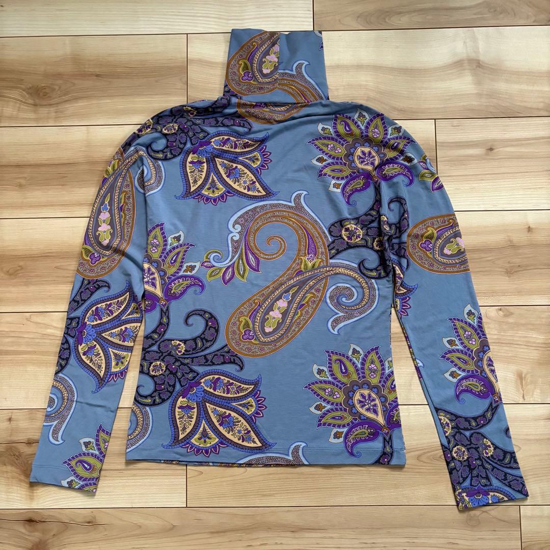 ETRO エトロ ペイズリー柄 タートルネック トップス 42