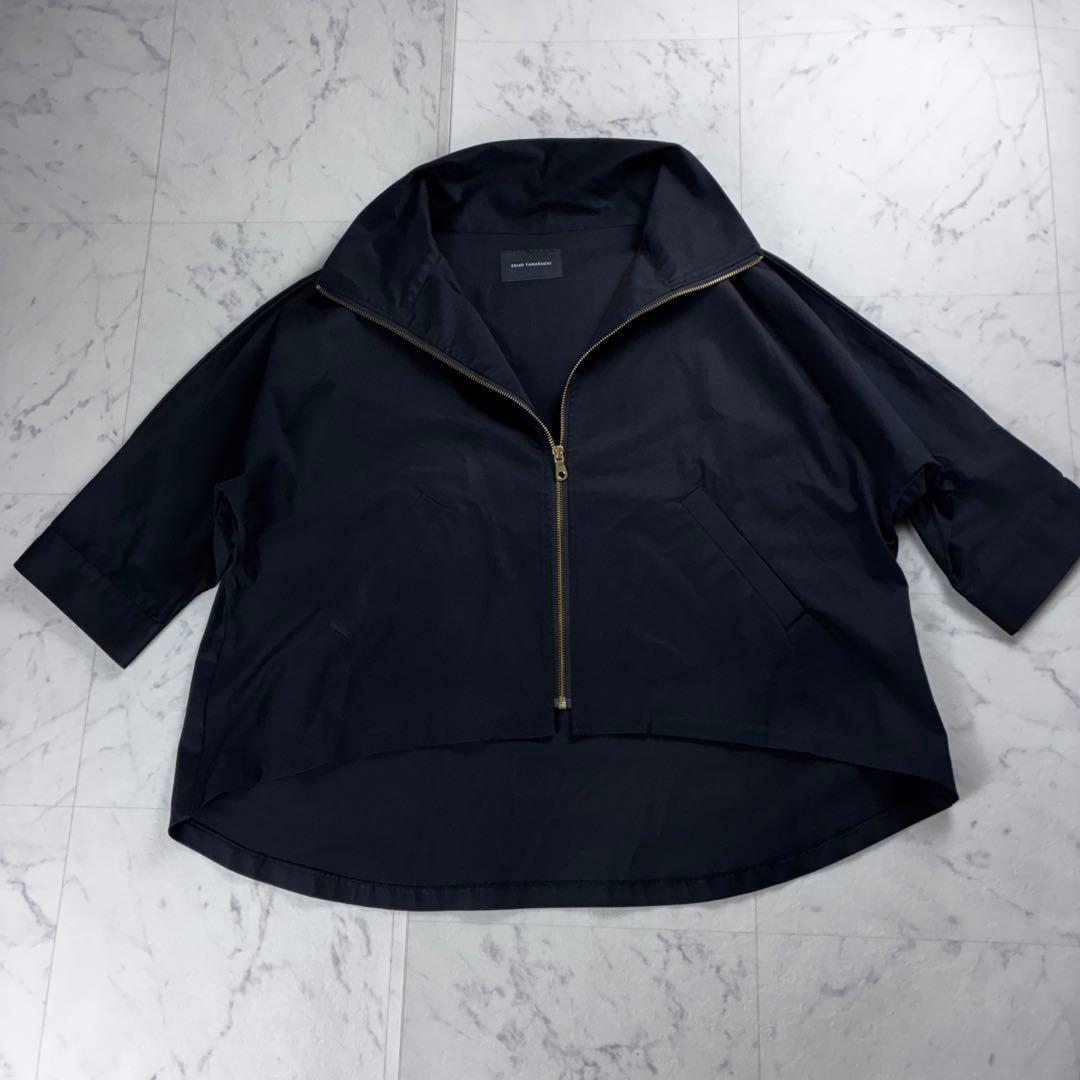 eriko yamaguchi マトウ ブルゾン コットン チノ ブラック M