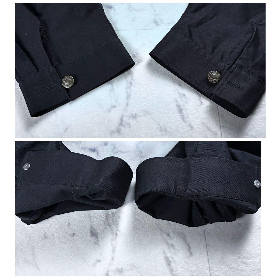 eriko yamaguchi マトウ ブルゾン コットン チノ ブラック M