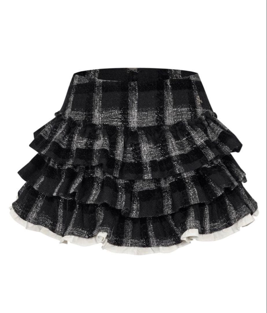 スカート andwang Charm frill culotte mini skirt S