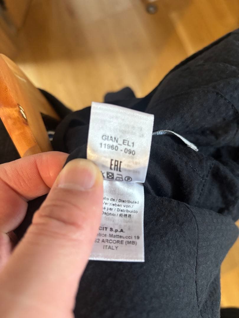 美品 バグッタ Bagutta シアサッカー XL 50 ダブル ブラック