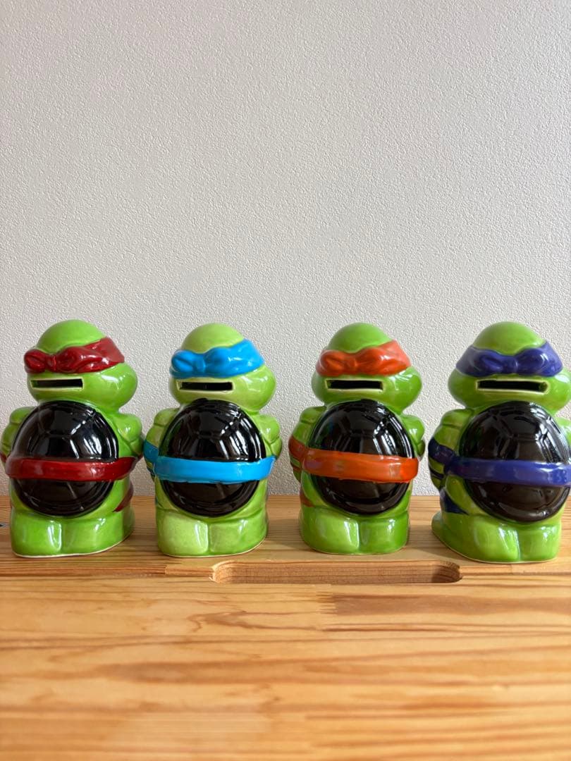 ミュータントタートルズ 陶器　貯金箱