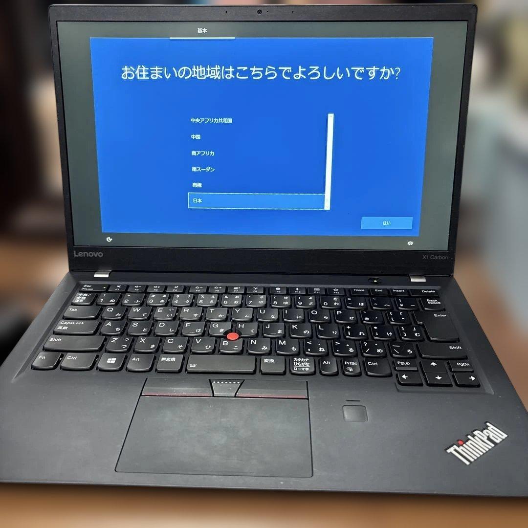 Windowsノート本体 Lenovo ThinkPad X1 Carbon 5th