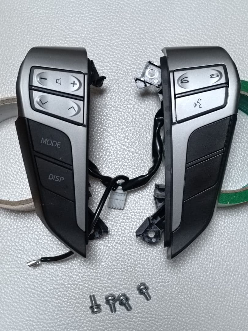 【LED打ち替え品】20アルファードヴェルファイアステアリングスイッチLED白