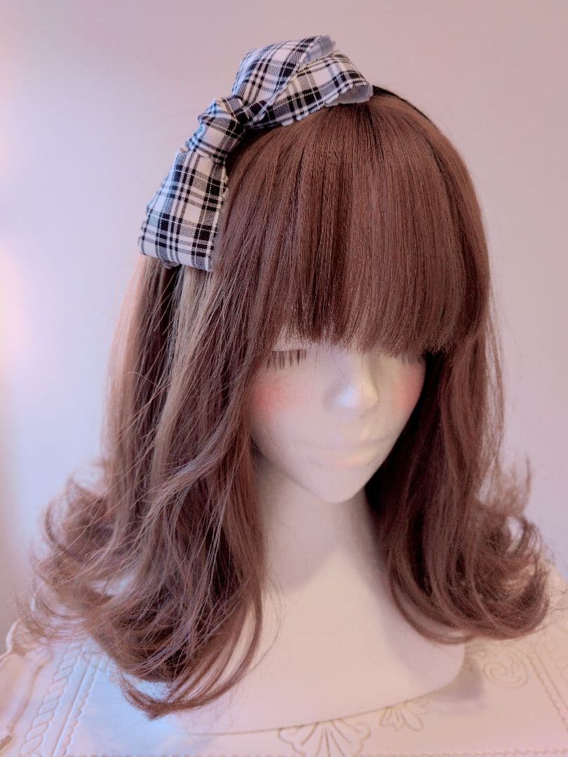 【R・カ】リボン・カチューシャ(クリスタルストーン)