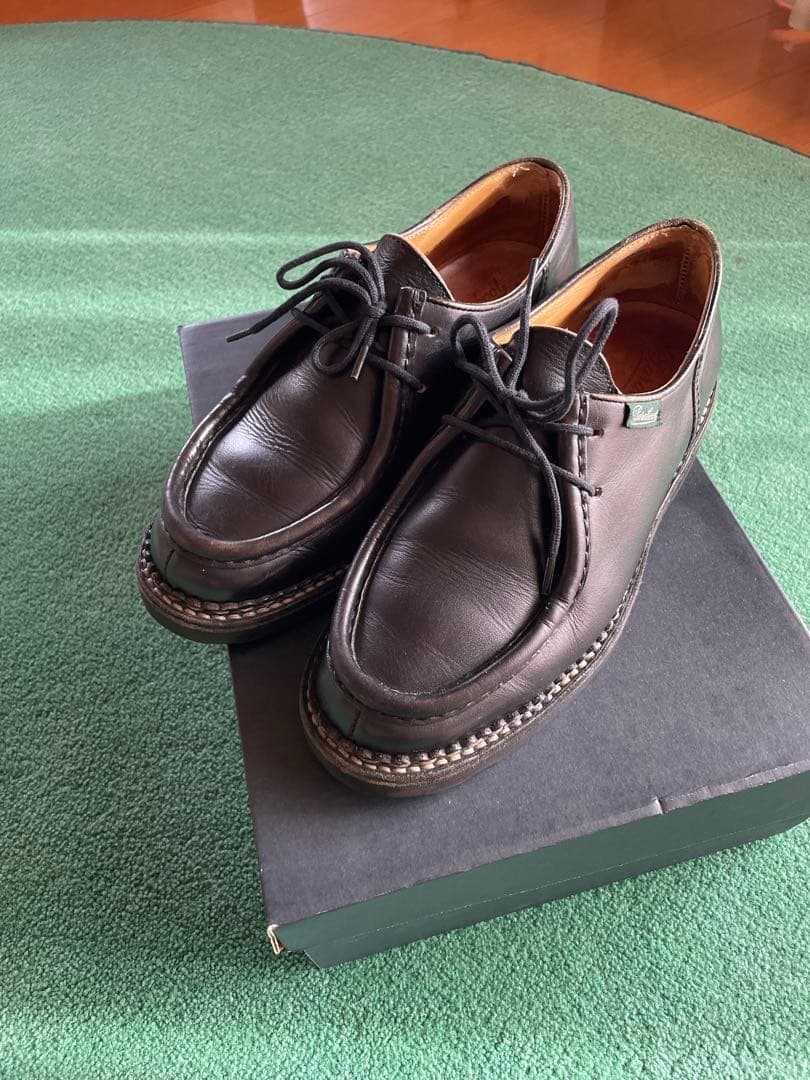 Paraboot ダークブラウン ドレスシューズ